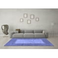 thumbnail image 3 of Ahgly Company Indoor Rectangle Abstract Blue Modern Area Rugs, 6' x 9', 3 of 4