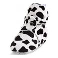 thumbnail image 6 of Ella Bonna Soft Baby Shoes, Cotton Baby Booties, Cow Pattern, 6-12 Months, 6 of 6