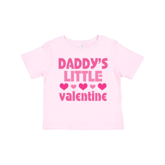 Inktastic Daddys Little Valentine Girls Toddler T-Shirt