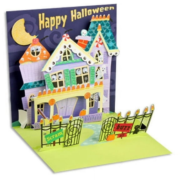 Up With Paper Keep Out Pop-Up Halloween Card