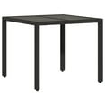 thumbnail image 3 of vidaXL Bistro Set Black and Cream, 3 of 9