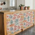 thumbnail image 6 of Easter Tier Curtains 36 Inch Length, Country Spring Watercolor Leaves Floral Eggs Cafe Short Curtains for Bathroom Over Sink, Small Kitchen Curtain Light Filtering Tiered Drapes 2 Panels 27.5"Wx36"L, 6 of 8