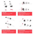 thumbnail image 3 of Resistance Band Set 6 Level Resistance Exercise Loop Bands Gym Training Yoga, 3 of 8