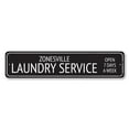 thumbnail image 2 of Laundry Service Novelty Sign, Metal Wall Decor - 4x18 inches, 2 of 4