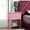 Pink, variant on Noble House Contemporary Nightstand with Open Shelf Storage, Compact Bedside Table, Pink Finish