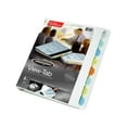 Wilson Jones ViewTab Presentation Binder, 8 Tab, Round Ring, 1", White