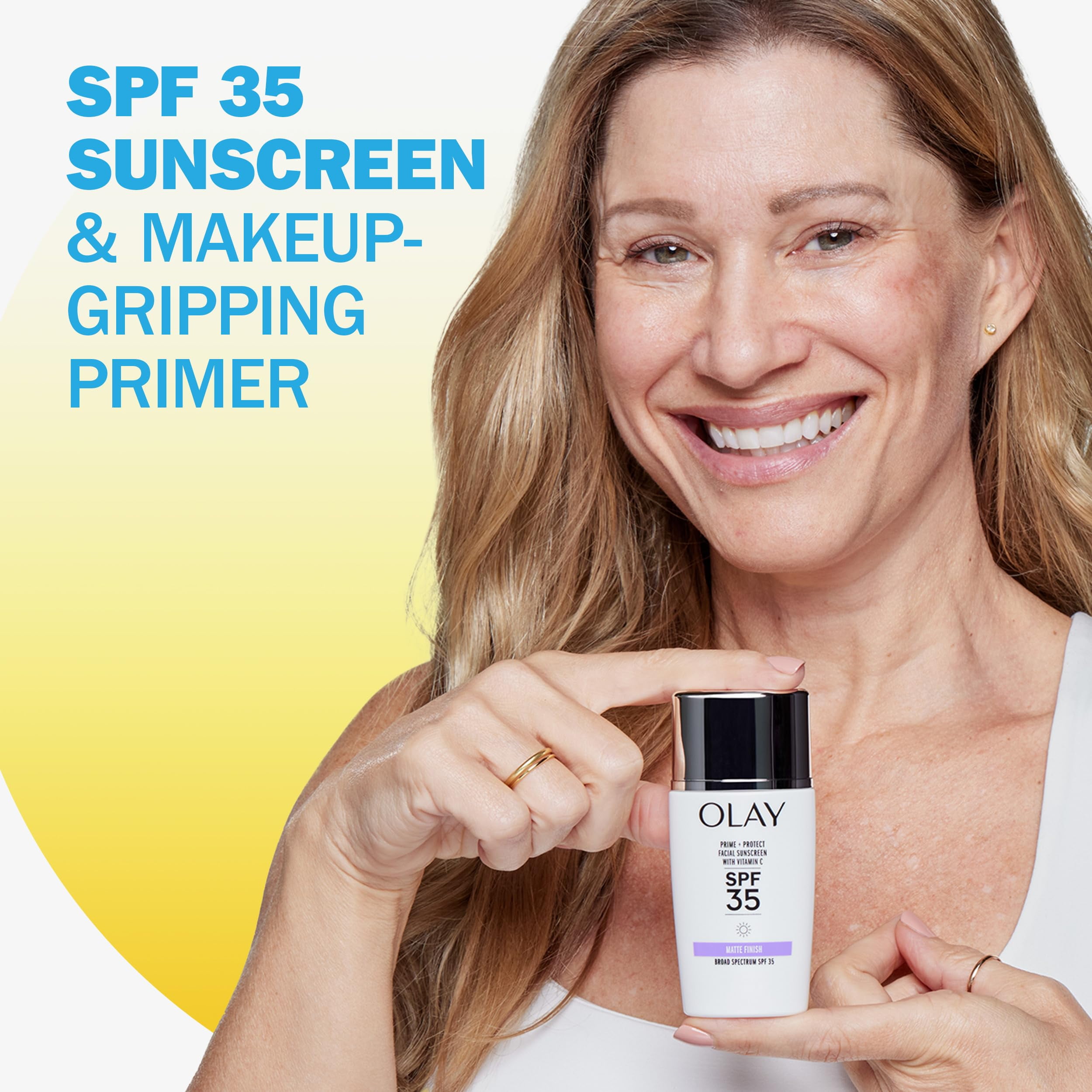 Olay Prime + Protect Moisturizer SPF 35 - 1.3oz, All Skin Types, Daily Sun Protection