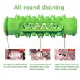 thumbnail image 4 of FNNMNNR Dog Chew Toys for Aggressive Chewers Small Medium Breed, Durable Dog Squeaky Toys, Puppy Chew Toothbrush Toys Dog Teeth Cleaning Toy Almost Indestructible Durable Tough(Green), 4 of 5
