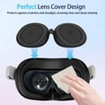 thumbnail image 6 of Silicone Cover Set for Meta Quest 3s Accessories, VR Protective Set for Oculus Quest 3s with Face Cover, VR Shell, Lens Protector, Controller Grip, Joystick Caps, Not Fit Quest 3, 6 of 10
