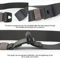 thumbnail image 4 of CAROOTU Mens Stretch Belt Invisible Casual Web Belt Quick Release Flat Plastic Buckle, 4 of 6