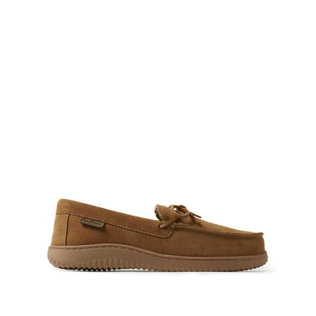 

Dearfoams Men s Woodstock Genuine Suede Comfort Plus Moc Slippers