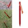 thumbnail image 2 of Secure Camping: 20pc Heavy Duty Tent Stakes Kit, 7.1" Alloy Pegs with Ropes  Carry Bag, 2 of 10