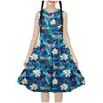 thumbnail image 2 of LOVZFMLL Robe de Noël Mignonne avec Cerf pour Fille de 3 à 12 Ans, Vêtements pour Enfants, Robe à Capuche à Manches Longues et Col Rond, 2 of 7