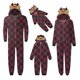thumbnail image 1 of Pijamas navideños Fiomva para la familia, pijamas a juego de Papá Noel, pijamas de Navidad para bebés, niños, mascotas y adultos., 1 of 3