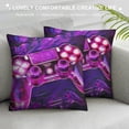 thumbnail image 3 of Qinduosi Girly Pillow CoversPink Gamepad Print Cushion Covers for Patio Tent Balcony,Geometric Art Modern Pattern Pillowcases Outdoor Pillow Covers White, 3 of 5