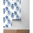 thumbnail image 2 of NextWall Blue Sapphire Jellyfish Peel and Stick Wallpaper, 2 of 8