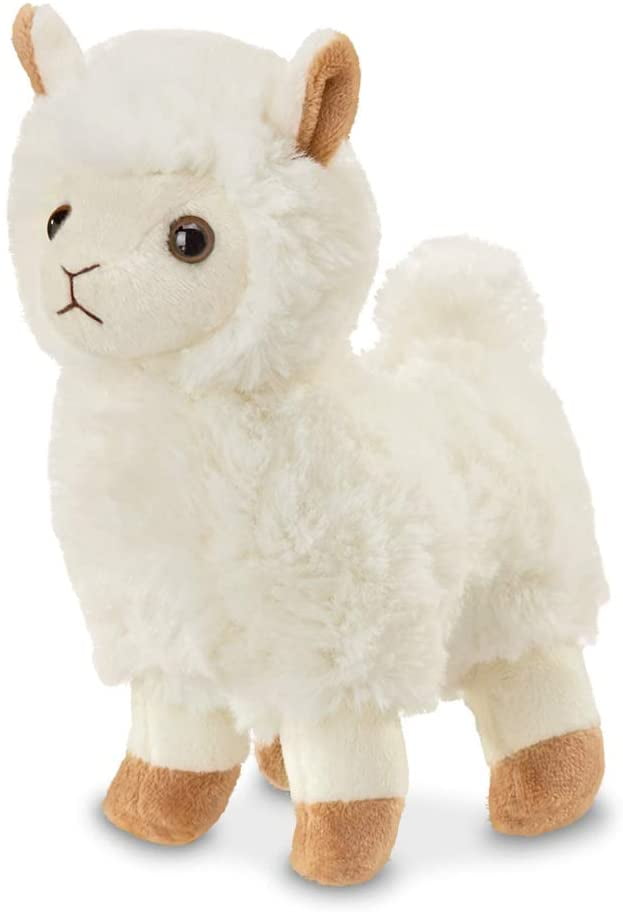 Bearington Lil' Alma Small Plush Stuffed Animal Llama, 7 inches
