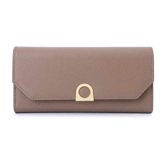 Bolso de mano sencillo con tres pliegues y función multitarjeta para mujer