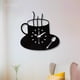 thumbnail image 4 of Elegante reloj de pared silencioso de 12 pulgadas Reloj moderno para decoración del hogar , Negro, Los 30x30cm, 4 of 6