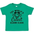 thumbnail image 3 of Inktastic The Worlds Cutest Alarm Clock Boys or Girls Toddler T-Shirt, 3 of 5