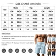 thumbnail image 3 of AHMOMEI Cotton Linen Shorts for Men Elastic Waist Drawstring Men's Beach Shorts Wide Leg Men Casual Shorts with Pockets Light Blue M, 3 of 4