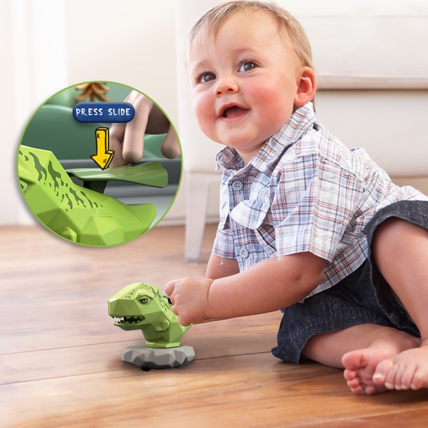 Remote Control Car Dinosaur Pressing Warrior Drive OffRoad Vehicle Simulation Model Toy Baby