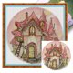 thumbnail image 1 of (FA426) Hilo Algodón Ecológico Bordado No Manchú 14CT 2 Hebras Impresión 38*38cm Kit Serie Naturaleza Muerta Punto Cruz Mushroom Manor (borde Gancho), 1 of 9