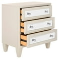 thumbnail image 3 of SAFAVIEH Marlon Solid Classic 3 Drawer Mirror Chest, Cream, 3 of 9