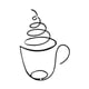 thumbnail image 4 of Decoración de pared con forma de taza de café, adorno decorativo de metal con estilo. 142 cm x 203 cm, 4 of 9