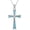 Origami Cross, variant on Turquoise Cross Necklace for Women 925 Sterling Silver Western Turquoises Pendant Necklaces Mountain Cross Necklace Turquoise Jewelry Gifts for Women
