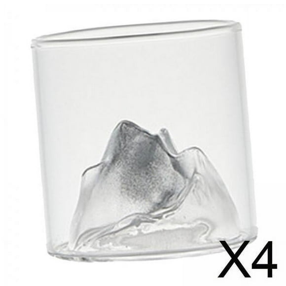 vasos de vino,Taza de whisky Mountain, Tazas de té Bebida transparente hecha a mano, Copas de champán Copa de cóctel,Tazas para té Jugo Leche Taza de cerveza,Copa de