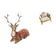 thumbnail image 1 of Figura de reno, alce y ciervo, adorno escultural para sala de estar, oficina, dormitorio, decoración de granja con sofá de madera en miniatura, modelo, 1 of 8