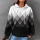 thumbnail image 1 of Sudaderas y chaquetas casuales con capucha de manga larga para mujer, sudaderas casuales de cuello redondo y manga larga, blusas lisas con capucha, top de poliéster para mujer, 1 of 3