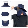 thumbnail image 4 of Men’s UPF 50+ Sun Hat with Face Cover & Neck Flap FH09, 4 of 7