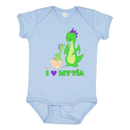 

Inktastic I Love My Tía Boys or Girls Baby Bodysuit