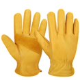 thumbnail image 3 of Negro 7*17 CM 1 par de guantes de jardinería flexibles resistentes a espinas guantes de trabajo de cuero cómodos guantes de Trabajos de soldadura para hombres y mujeres, 3 of 3