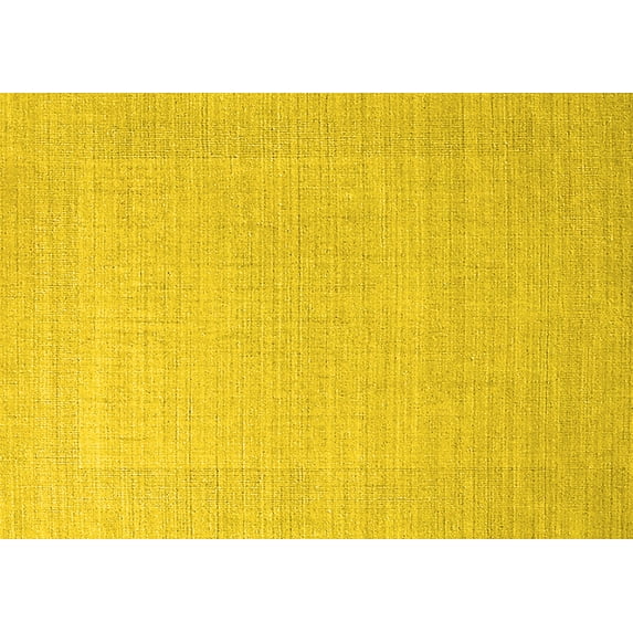 Ahgly Company Indoor Rectangle Oriental Yellow Industrial Area Rugs, 5' x 7'