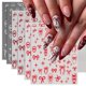 thumbnail image 1 of Stickers para uñas ZOAZJINAZ con corazón, moño y estrella, 6 hojas, 1 of 7