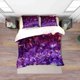 thumbnail image 3 of 3D púrpura Spar Textura Funda de edredón Set Ropa de cama Set Funda de edredón Fundas de almohada 201, 3 of 3