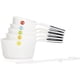 thumbnail image 3 of Juego de medidores de plástico OXO Good Grips de 6 piezas - Blanco, 1 unidad, 3 of 3