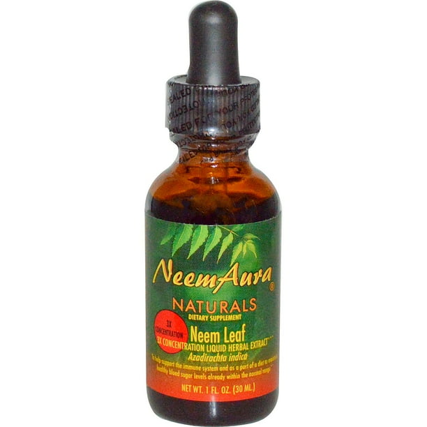 NeemAura Neem Leaf, 3X Concentration, Extract, 1 fl oz (30