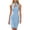 Blue, variant on Women's Halter Neck Cut Out Bodycon Midi Dress, Sleeveless Stand Collar Slim Fit Cocktail Party Dress, Office Work Evening Formal Pencil Dress for Women S-2XL