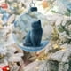 thumbnail image 4 of Colgante plano navideño con forma de gato en 2D, decoracin para rbol de Navidad, 4 of 5