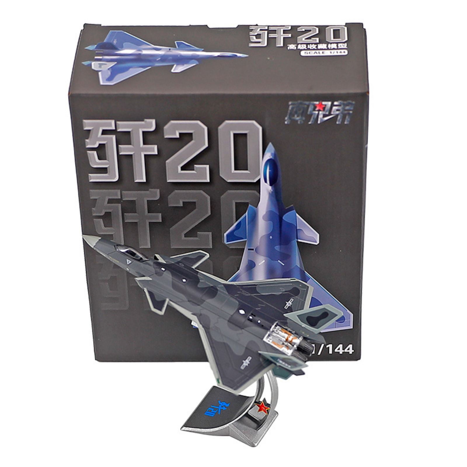 TAPDRA J-20 Fire Fang Fighter Chinese Model Airplane 1 144 Scale Diecast Metal Replica Aircraft Decor Collection Gift