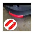 thumbnail image 5 of For Pack 68327082aa 68327083aa Front Bumper Lip Splitter Protector Red, 5 of 5