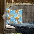 thumbnail image 2 of Outdoor Throw Pillow Covers 18\u201dx18\u201d, Decorative Pillow Covers for Patio Furniture, Modern Cushion Cases for Garden Couch Home Sofa Bed Office Chair, Pack of 2, Piermont Leaves Blue, 2 of 5