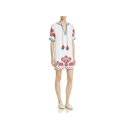 - Parker Womens Tristan Mini Embroidered Casual Dress