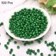 thumbnail image 3 of Uxcell 500 Pcs Cuentas de Madera Natural para Manualidades Joyería, Verde (8 x 7mm, Agujero de 3mm), 3 of 5