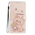 thumbnail image 2 of Leather For Motorola Moto G36 5G 6.72-inch Wallet Case Crystal Material  Owl&Butterflys&Flowers, With Card Holder,Wristband,Magnetic Clasp Kickstand Folio Cover,Color-3,For Moto G36 5G, 2 of 7