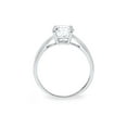 thumbnail image 2 of 1 1/2ct Cushion Diamond Solitaire Engagement Ring 14k White Gold, 2 of 3